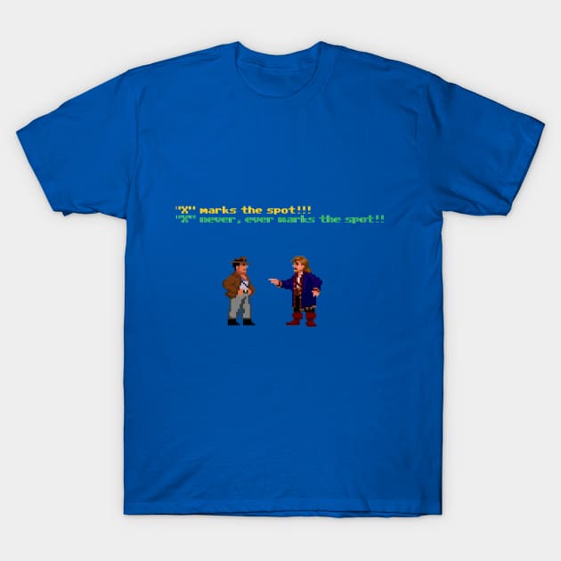 Indy vs. Guybrush!!! T-Shirt by diegocallaghan@gmail.com